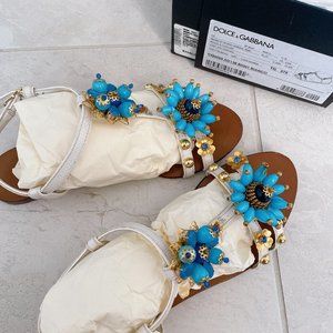 AUTHENTIC 90% NEW D&G SANDALS, size 7.5